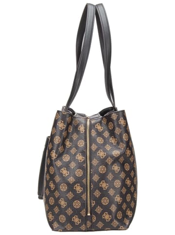 Guess Shopper Wilder Tri Compartment Tote in Brown