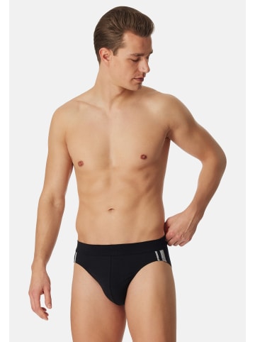 Schiesser Rio Slip / Unterhose 95/5 Stretch - Organic Cotton in Schwarz