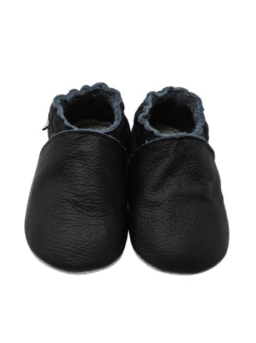 Yalion Baby Krabbelschuhe in Einfarbig Schwarz