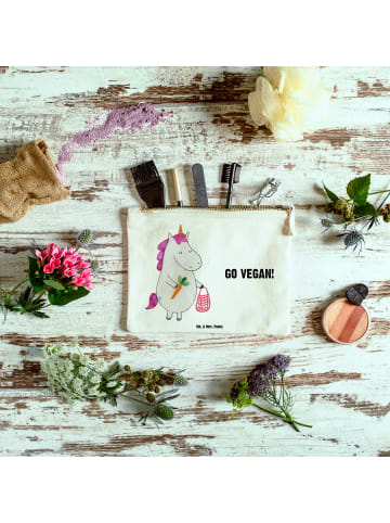 Mr. & Mrs. Panda Mäppchen Einhorn Vegan mit Spruch in Weiß