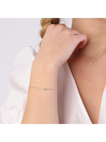 Lucardi 925 Silber Armband Rund