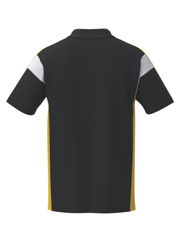 erima Unisex Erwachsene, Erwachsene Poloshirt function in schwarz/gelb