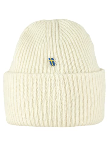 FJÄLLRÄVEN Mütze 1960 Logo Hat in Perlweiß