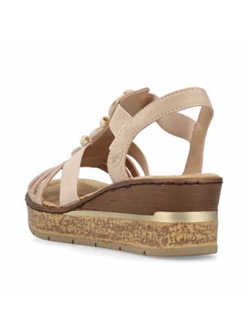 rieker Keilsandalen für Damen in creme
