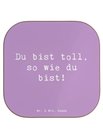 Mr. & Mrs. Panda Untersetzer Gläser Spruch Schulanfang Einzigart... in Lavendeltraum
