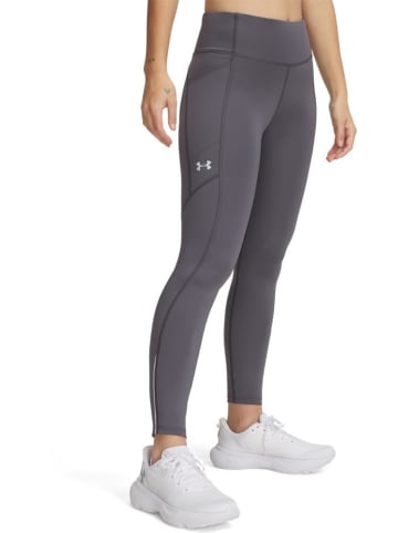Under Armour Leggings "Launch Ankle Tights" in Grau