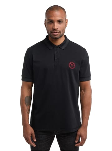 Carlo Colucci Poloshirt De Togni in Schwarz