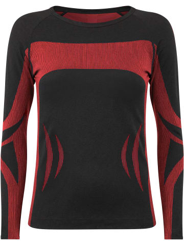 normani Thermo Funktionsunterhemd in Schwarz/Rot