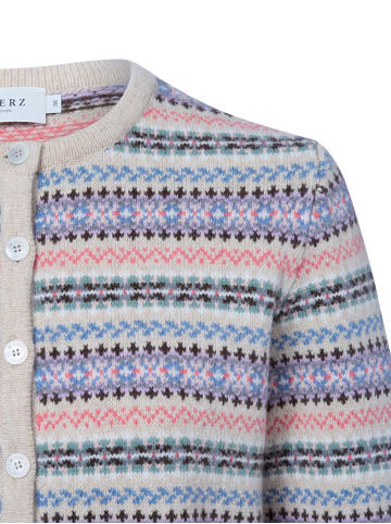 März Strickjacke in beige mehrfarbig - 0001
