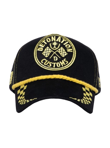 King Kerosin King Kerosin Trucker Cap Detonation Customs in schwarz