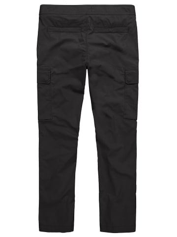 Men Plus Cargohose lang in schwarz