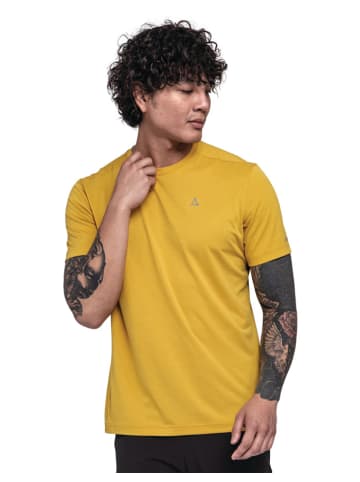 Schöffel T-Shirt "CIRC T Shirt Tauron M" in molten gold