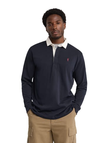 Polo Club Poloshirt MAN RIGBY GO POLO LS HEAVY JERSEY LONG SLEEVE REGULAR FIT in Navy Blau