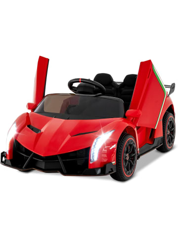 COSTWAY 12V Lamborghini Elektroauto in Rot