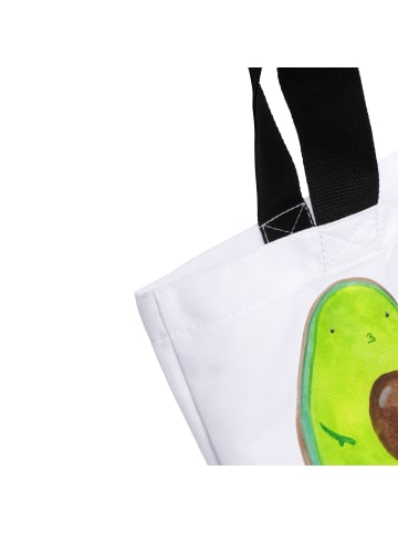 Mr. & Mrs. Panda Damen Schultertasche Avocado Toast ohne Spruch in Weiß