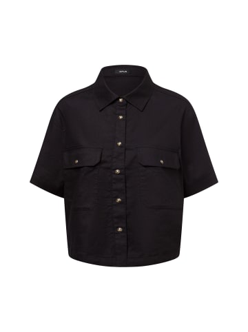 OPUS Bluse Fringo in schwarz
