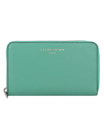 LIEBESKIND BERLIN Hilla Kodiaq Sheep Geldbörse RFID Schutz Leder 16 cm in jade