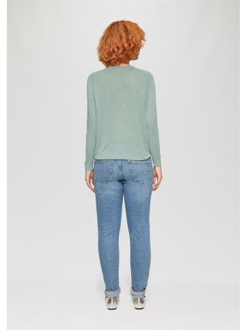QS Strickpullover in 7219_salbeigrün