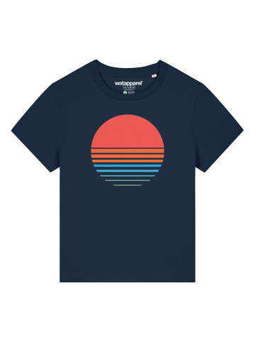 wat? Apparel T-Shirt Abstract 03 in Dunkelblau