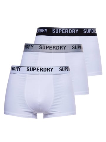 Superdry Boxershort 3er Pack in Weiß Mix