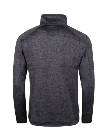 Westfjord Fleecejacke "Katla" in Schwarz/Anthrazit