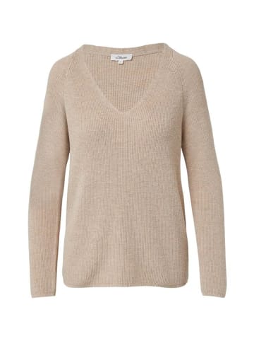 S.OLIVER RED LABEL Pullover in Beige