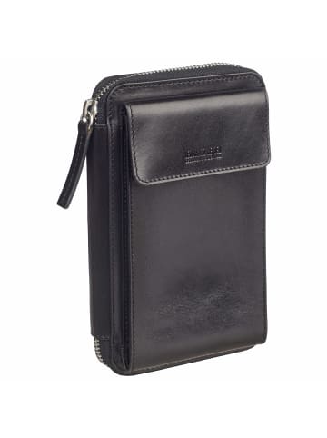 Leonhard Heyden Cambridge - Handytasche 8cc 18 cm in schwarz