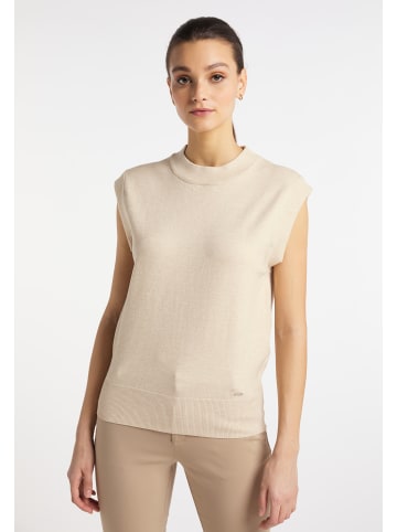 DreiMaster Klassik Strickshirt in Hellbeige