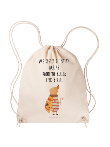 Mr. & Mrs. Panda Tasche Nachtfalter Fähnchen mit Spruch in Creme