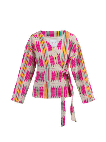 IZIA Wickeljacke in Pinkes Inka Muster