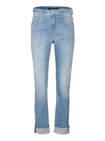 Replay Boyfriend-Jeans 10.5 Oz Dark Indigo Super Stretch Denim in blau