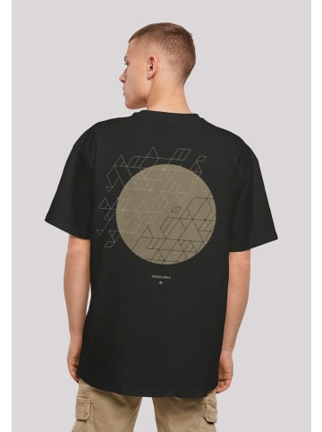 F4NT4STIC Heavy Oversize T-Shirt Geometric Grau in schwarz