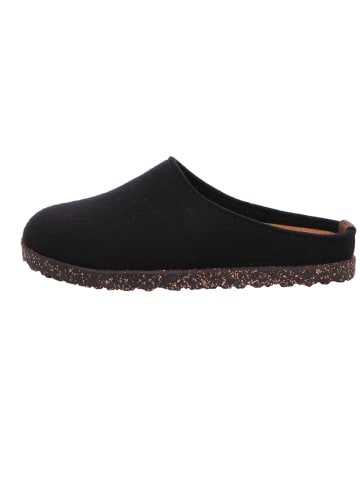 HAFLINGER Hausschuh in schwarz