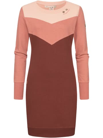 ragwear Sweatkleid Trega Dress Organic in Salmon