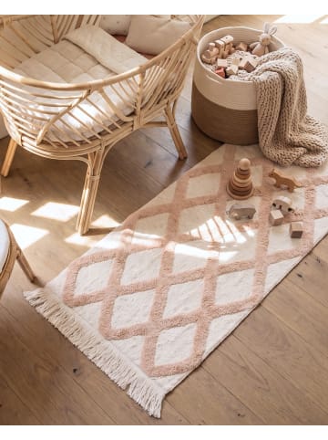Beliani Kurzflor PUNSARI in Beige - (W) 55 x (L) 120 cm
