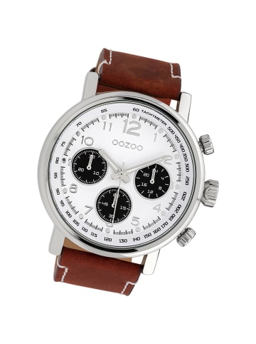 Oozoo Armbanduhr Oozoo Timepieces braun extra groß (ca. 48mm)