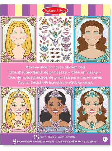 Melissa & Doug Stickerbuch Make-a-Face Princesses - ab 3 Jahren