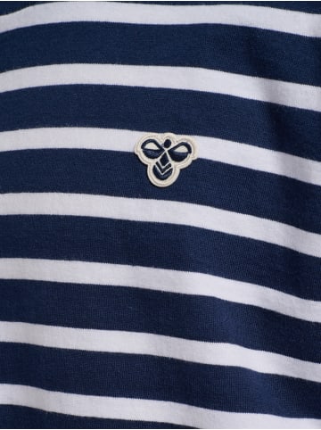 Hummel Hummel T-Shirt Hmljr Loose Kinder in DRESS BLUES/WHITE
