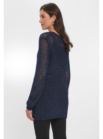 EMILIA LAY Strickajourpullover Jumper in navy