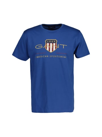 Gant T-Shirt 1er Pack in Blau (Lake Blue)