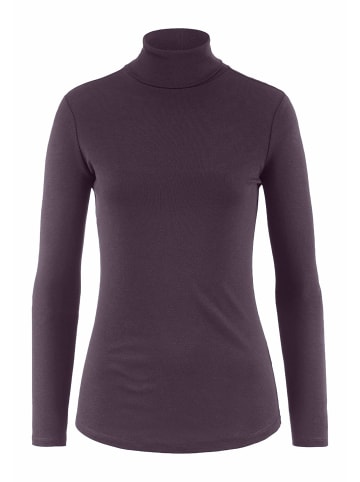 Hessnatur Softrib Longsleeve in dunkle traube