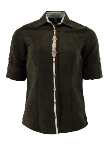 OS-Trachten Trachtenbluse Obori in trachtengrün