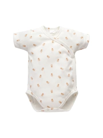 Pinokio Kurzarmbody Teddybär in weiss