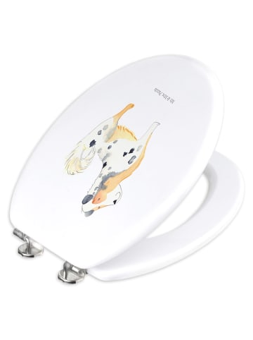 Mr. & Mrs. Panda Toilettendeckel Hund Australien Shepherd ohne S... in Weiß