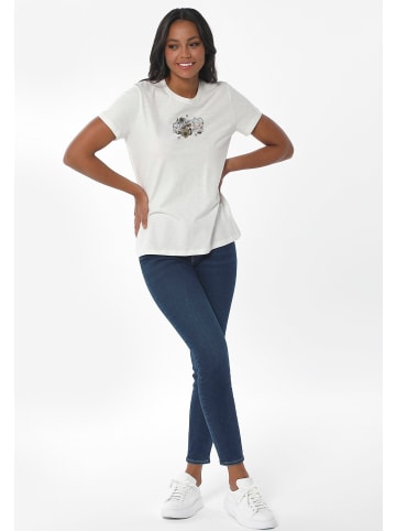 Organication T-Shirt "WOR13319" in Cremeweiß