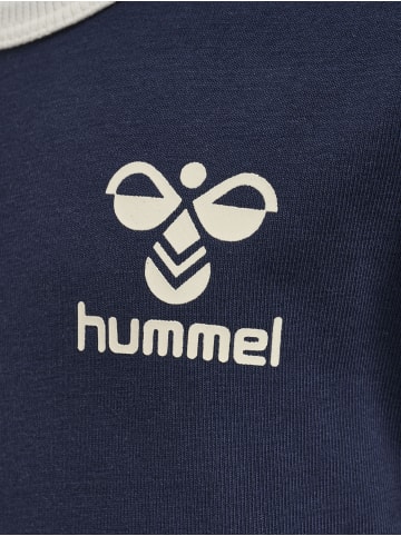 Hummel Druckknopf T-Shirt Hmlmaule Lebensstil Jungen in BLACK IRIS