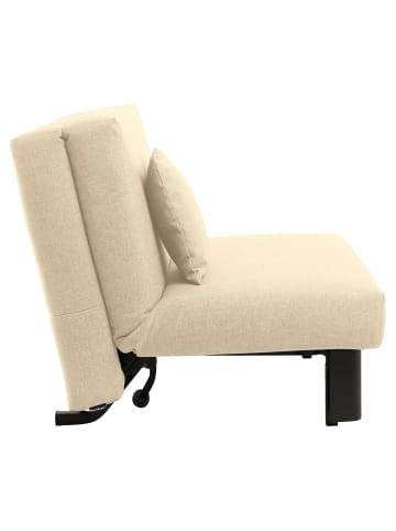 others FALTSESSEL Kalomira Bezug Flachgewebe Metall schwarz / beige