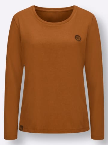 WITT WEIDEN Langarmshirt in cognac