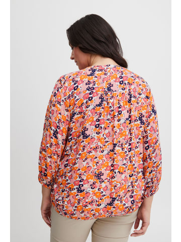 Fransa Langarmbluse FPMERLA BL 1 - 20612048  3/4-Arm Bluse mit V-Ausschnitt in Rosa
