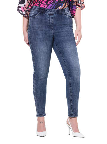MIAMODA Jeans in blue denim